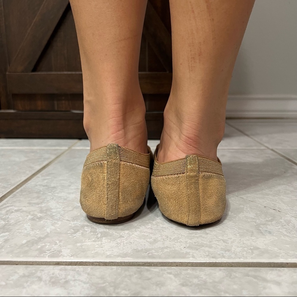 Tory Burch Brown Caroline Flats - Picture 2 of 8
